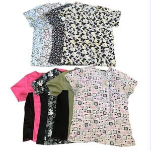 Scrub Tops - Bundle of 8 Scrubs
